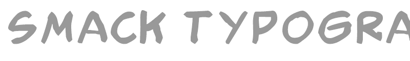 Smack Typographik
