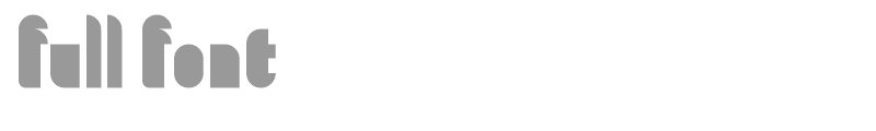 full font
