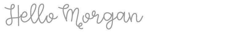 Hello Morgan