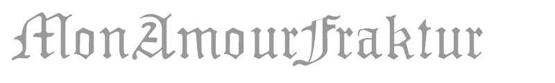 MonAmourFraktur