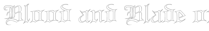 Blood and Blade outline demo