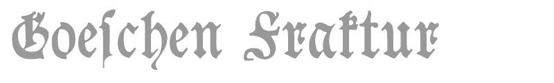 Goeschen Fraktur