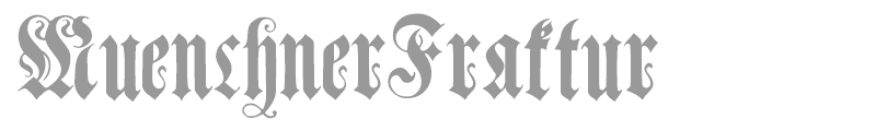 MuenchnerFraktur