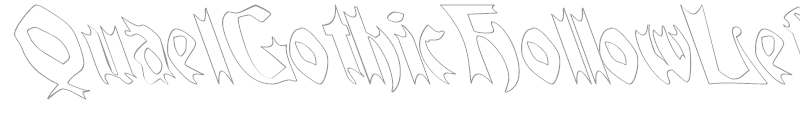 QuaelGothicLeftyCondensed