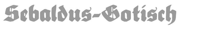 Sebaldus-Gotisch