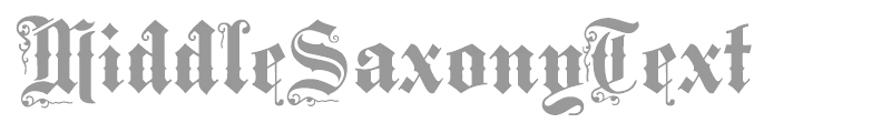 MiddleSaxonyText