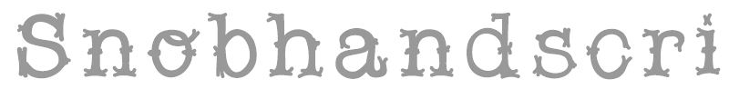 Snobhandscript