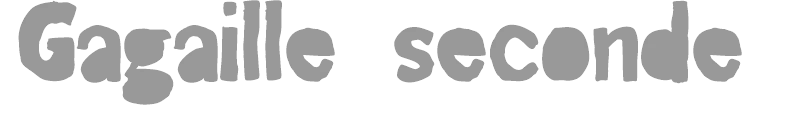 Gagaille seconde