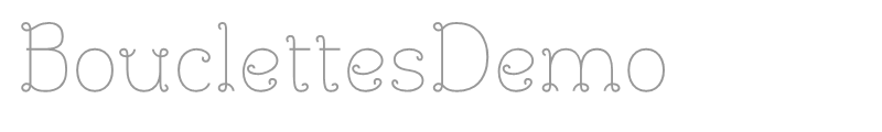 BouclettesDemo