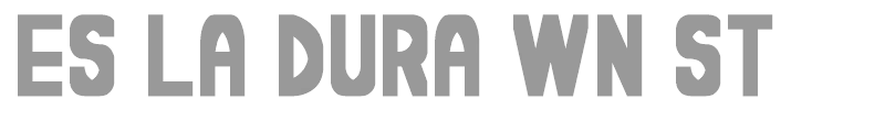 Es la dura wn St