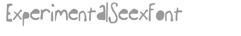 ExperimentalSeexFont