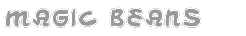 Magic Beans Outline Italic