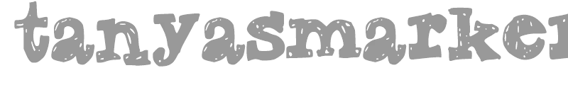 TanyasMarkerFont1