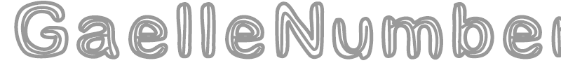 GaelleNumber3