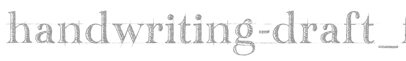 handwriting-draft_free-version