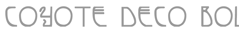 Coyote Deco Italic