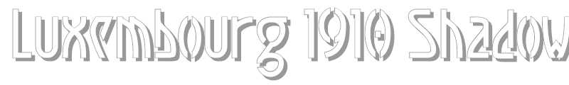 Luxembourg 1910 Shadow
