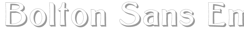 Bolton Sans Embossed