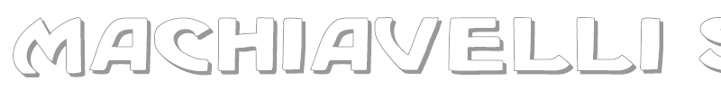 Machiavelli Shadow