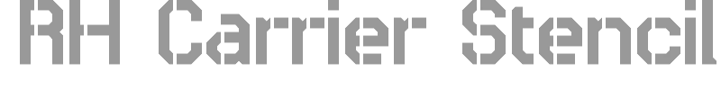 RH Carrier Stencil
