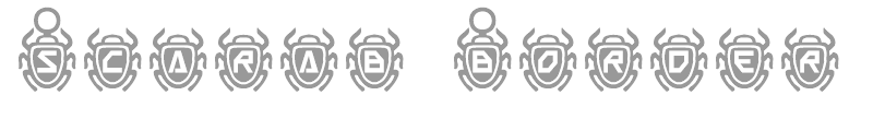 Scarab Border