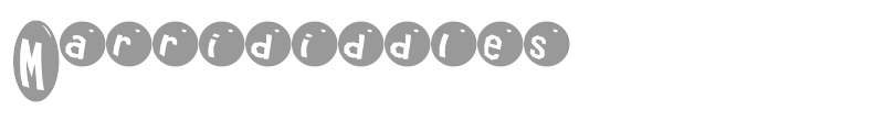 Marrididdles