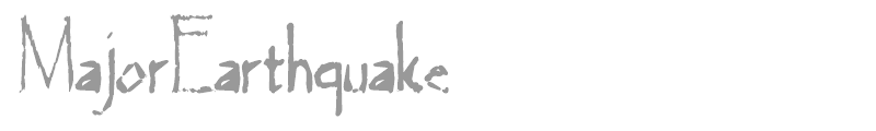 MajorEarthquake