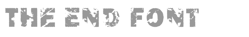 The End Font
