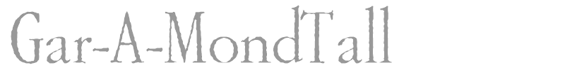Gar-A-MondTall
