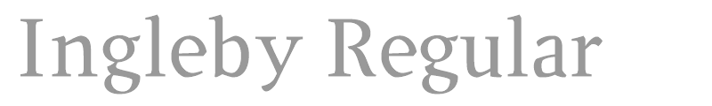 Ingleby Regular