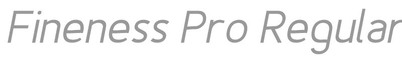 Fineness Pro Regular