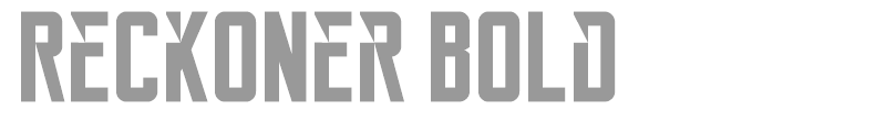 Reckoner Bold