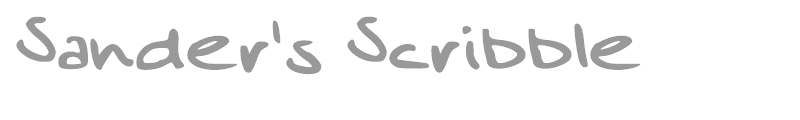 Sander's Scribble