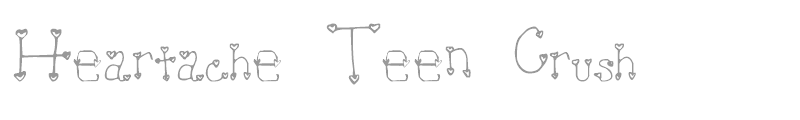 Heartache Teen Crush