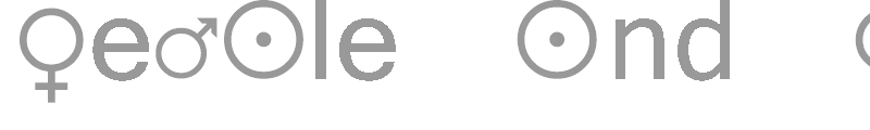 Female and Male Symbols