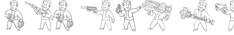 Pip Boy Weapons Dingbats