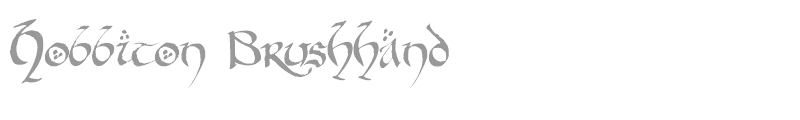 Hobbiton Brushhand