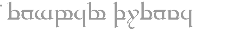 Tengwar Quenya-A