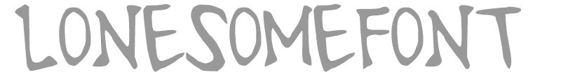LonesomeFont
