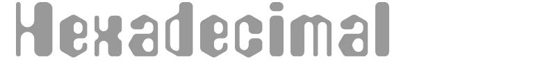 Hexadecimal
