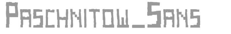 Paschitnow Sans