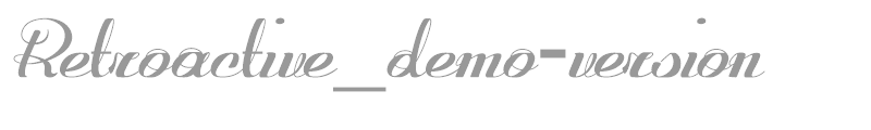 Retroactive_demo-version