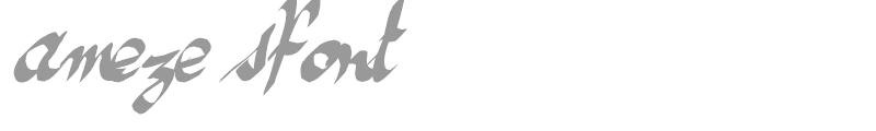 ameze'sfont