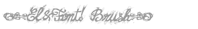 <El&Font! Brush>