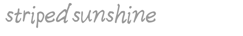 stripedsunshine