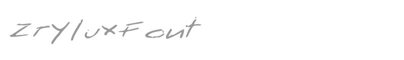ZryluxFont