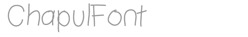 ChapulFont