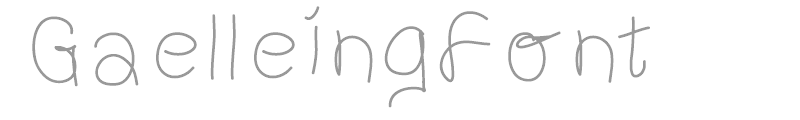 GaelleingFont