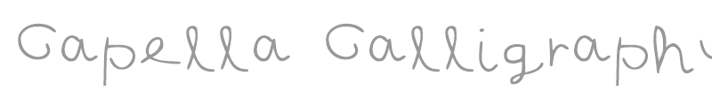 Capella Calligraphy