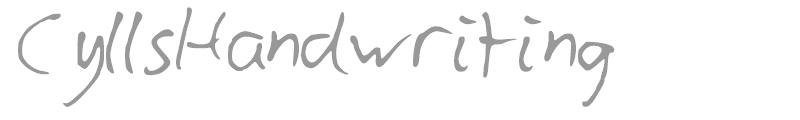 CyllsHandwriting